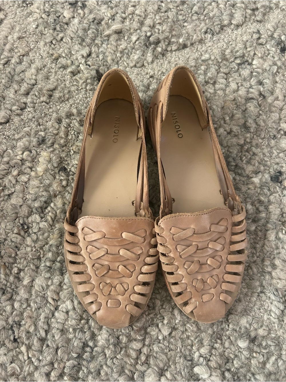 Nisolo Almond Huaraches
